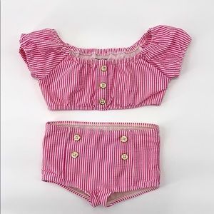 Pink 2 Piece Swimsuit